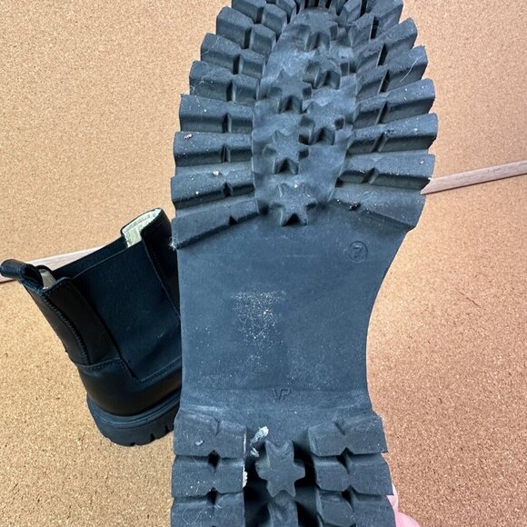 Beaumont Organic Milan Chelsea Boot in Black Italian Leather Size UK 7 / US 9 - Picture 7 of 7